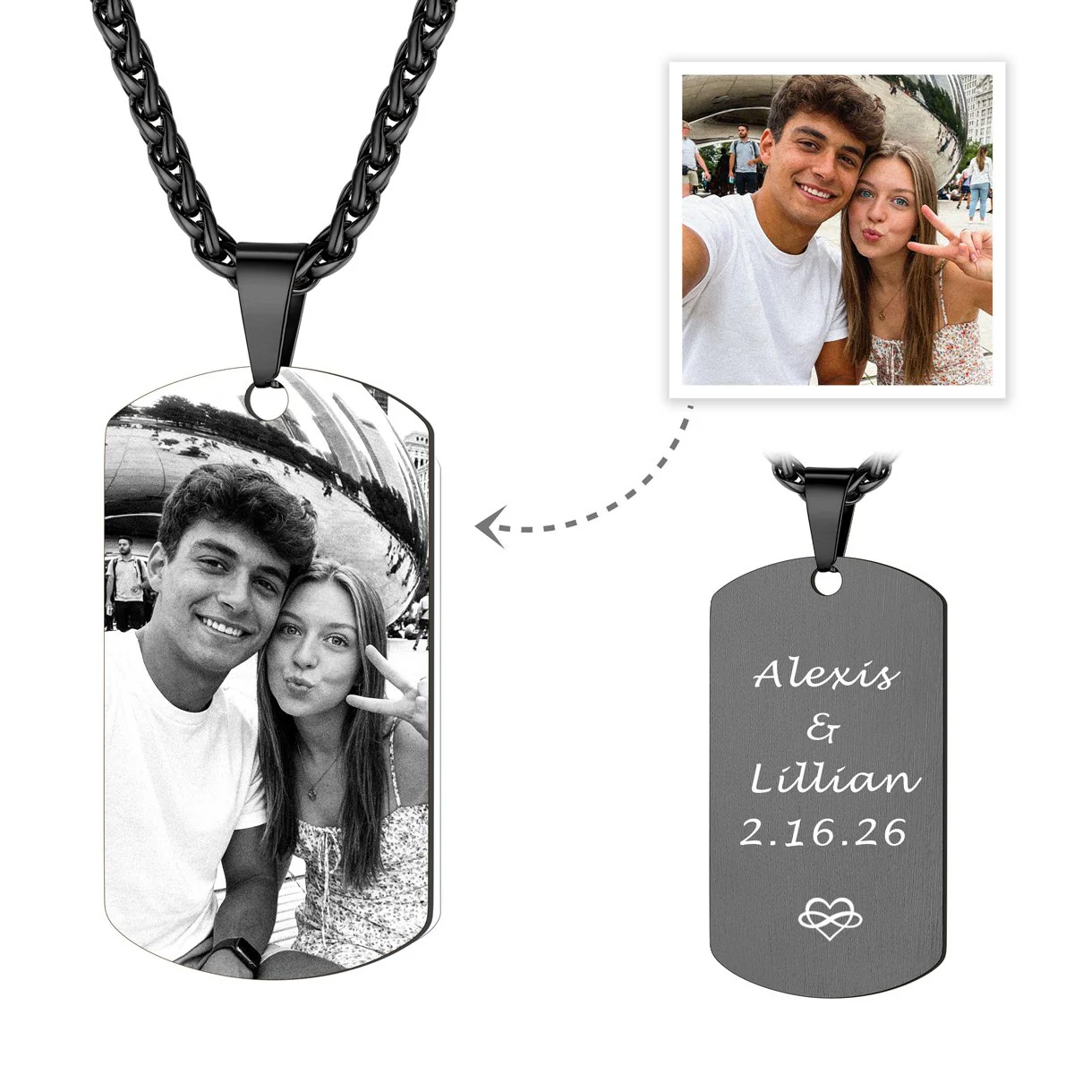 Men's Photo Jewelry